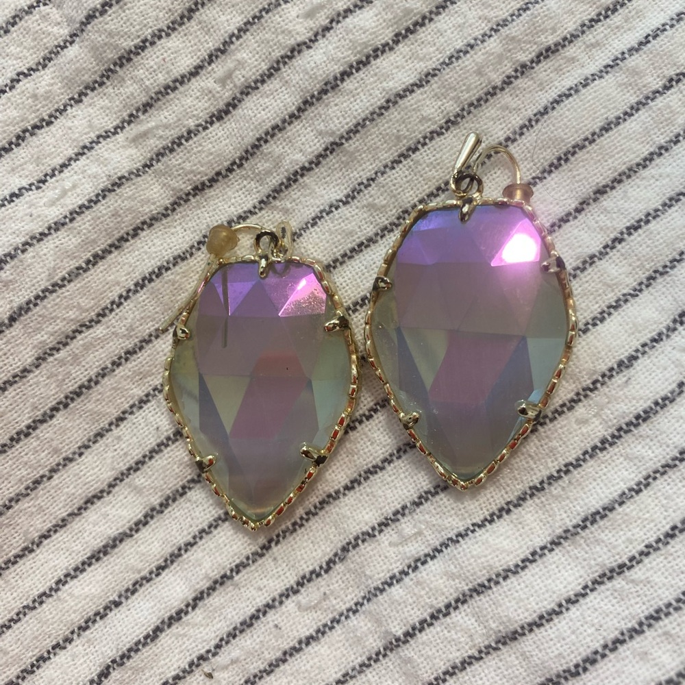 Kendra Scott Iridescent Teardrop Earrings